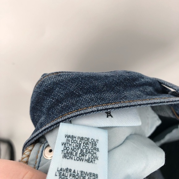 GOOD AMERICAN Good Waist Jeans 10 30 Exposed Zipper Stretch Denim Ankle Zip Blue - Picture 8 of 11